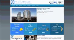 Desktop Screenshot of jayakencana.com